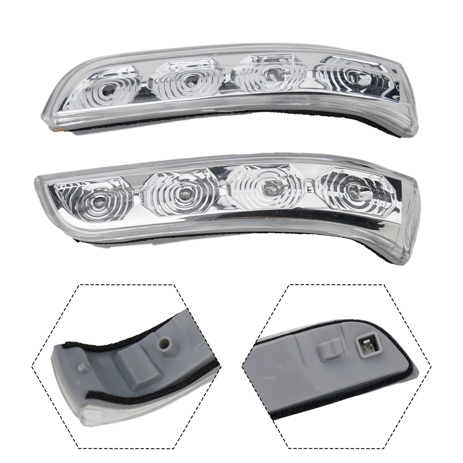 1 Pair Rear View Mirror Turn Signal Lamp Blicker For Hyundai I30 2009-2012 87613-2L600 LED Repeater Light Rearview  Car-styling