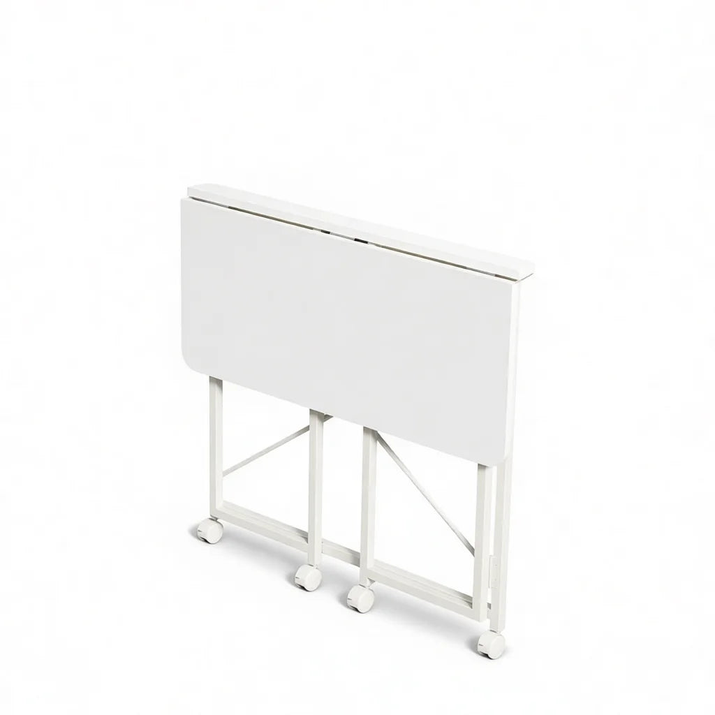 Metal Folding Desk Portable Laptop Table Modern Bedroom Furniture Study Writing Workstation Office Desk Organizer