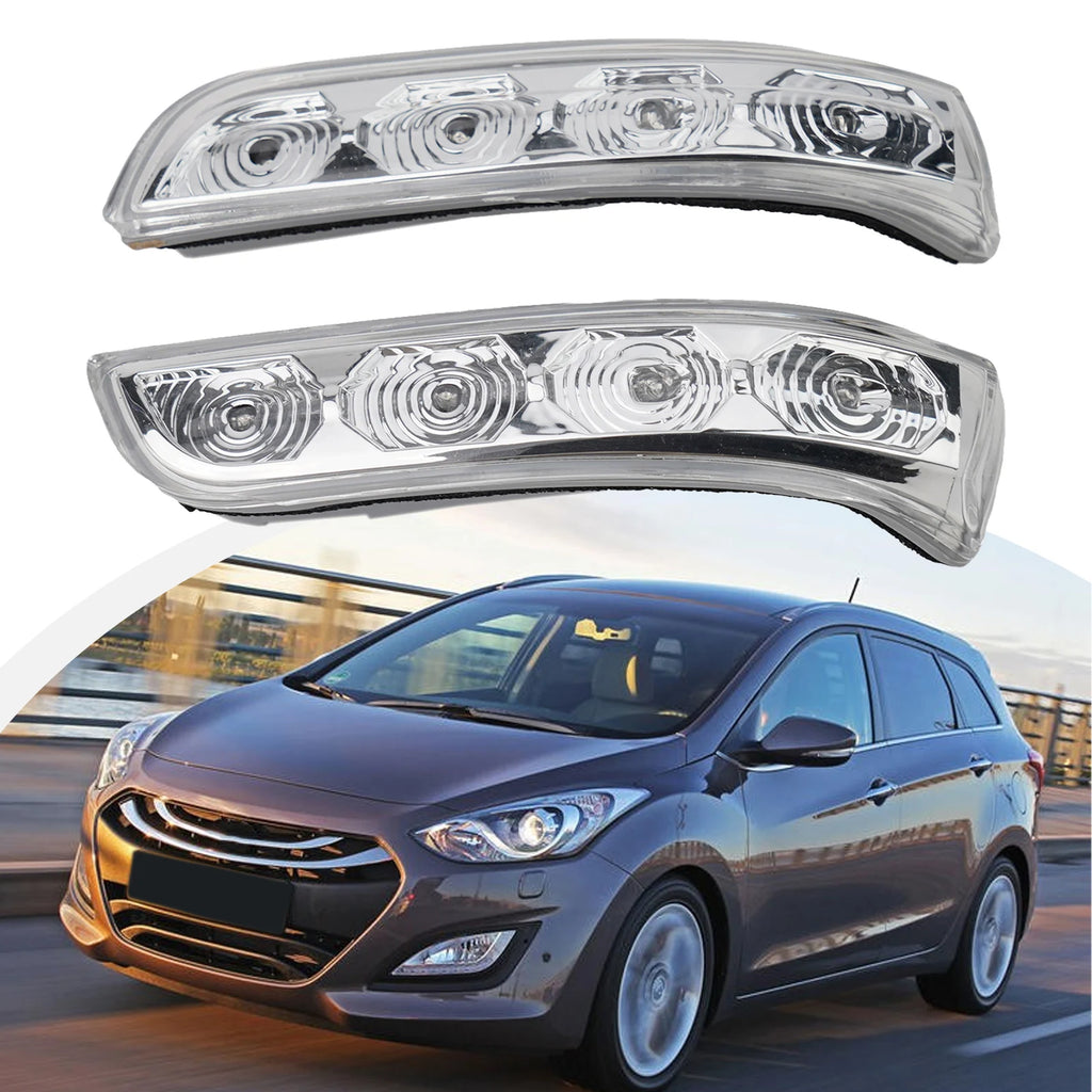 1 Pair Rear View Mirror Turn Signal Lamp Blicker For Hyundai I30 2009-2012 87613-2L600 LED Repeater Light Rearview  Car-styling