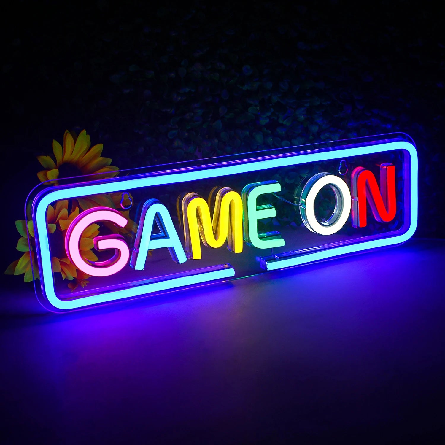 Gaming Zone Neon Led Sign for Wall Decor Game Neon Lights Signs with USB Powered for Game Room Bedroom Gifts Gamer (Multicolour)