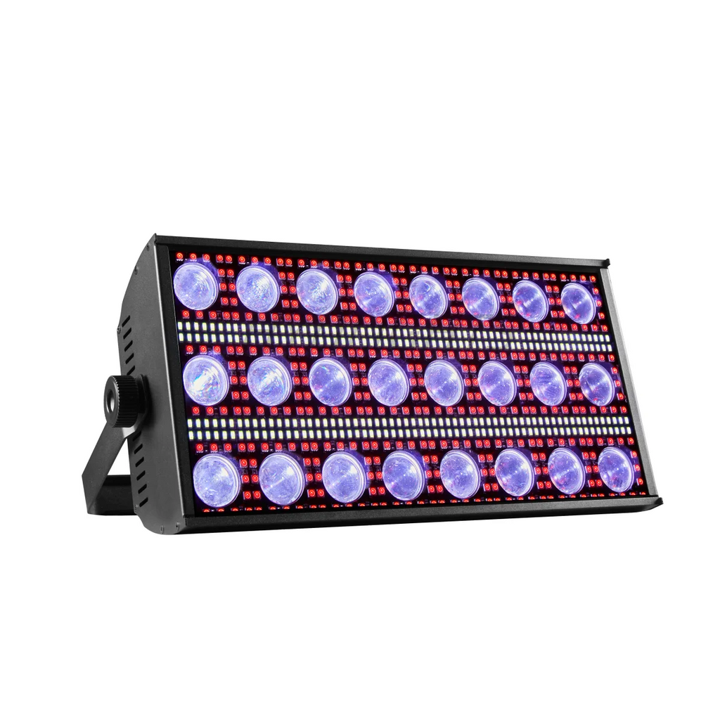 2PCS 300W LED Beam&Strobe RGBW 48 Partition Strobe Light 24PCS 8000K Strobe DMX Super Bright Dj Wash Bar Stage Lighting Effects