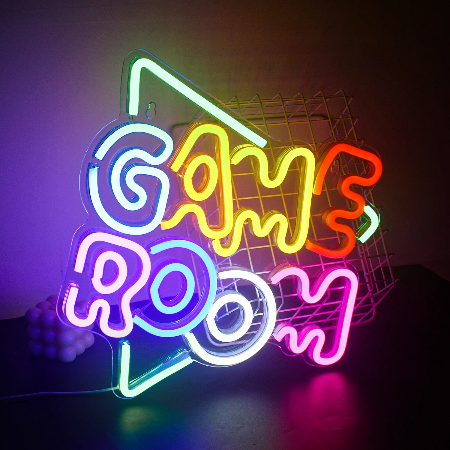 Gaming Zone Neon Led Sign for Wall Decor Game Neon Lights Signs with USB Powered for Game Room Bedroom Gifts Gamer (Multicolour)